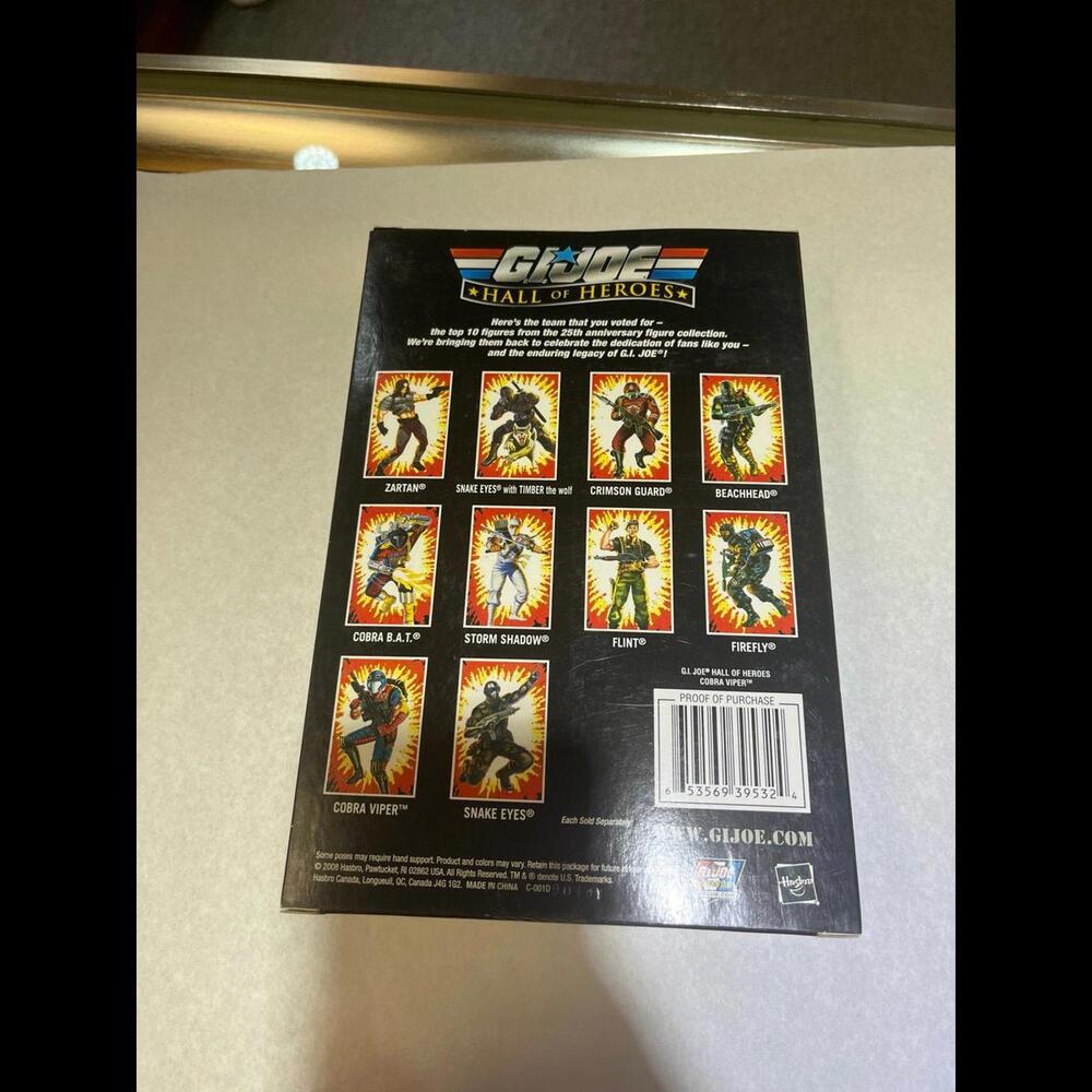 GI Joe 25th Anniversary Hall of Heroes Cobra Viper‎ Infantry Figure NEW & SEALED - Picture 6 of 9